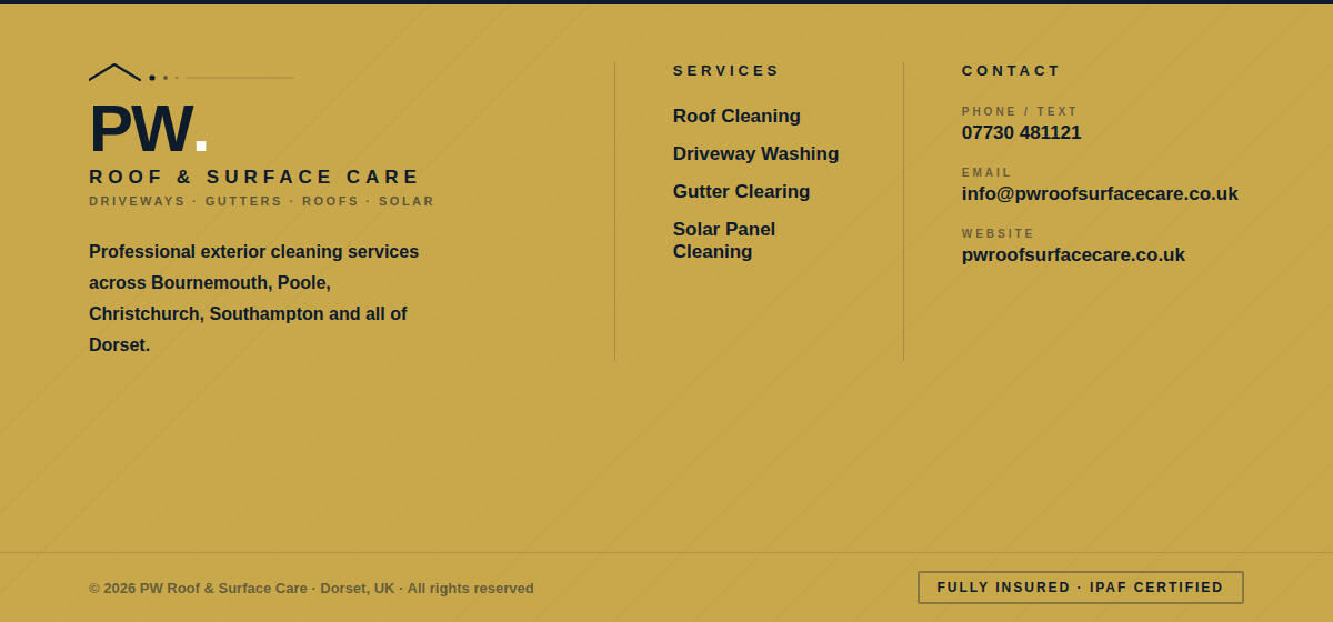 Roof & Surface Care Dorset, UK Roof & Surface Care Dorset, UK